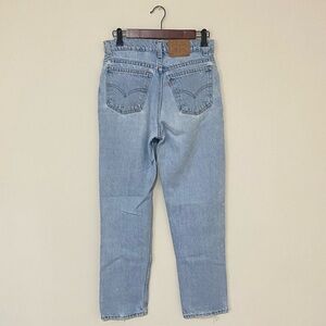 Levi's Women’s Classic Light Wash 501 Orange Tab Vintage Straight Leg Jeans